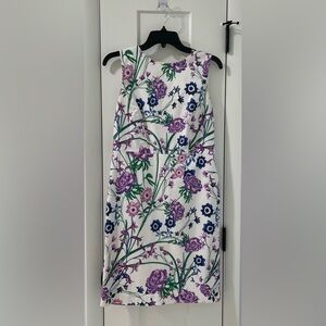 Purple and Navy Floral Dress from Talbots